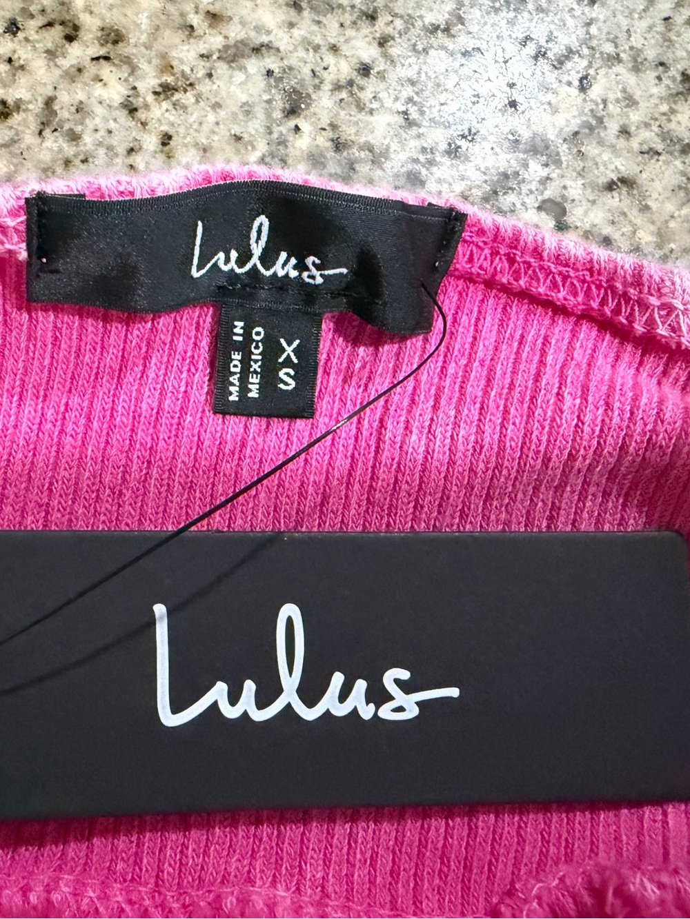 NWT Lulus Simply Pretty Washed Pink Ribbed Pleated Sleeveless Mini Dress XS - Picture 13 of 13